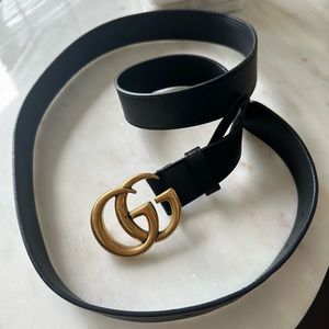 Gucci Marmont GG Buckle Belt
